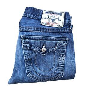 True Religion Jeans Size 34 BOOT CUT Blue